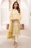 Alzohaib SBC-24-01 Sunshine Cutwork Embroidered Cutwork Chiffon Dupatta Edition