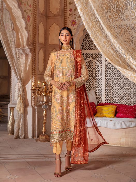 Zebtan Design # 1a Farmaish Chiffon Collection Vol 4 2022