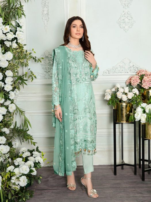 Zebtan Design # 1a Farmaish Chiffon Collection Vol 3 2022