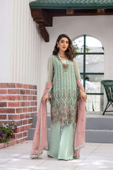 Flossie Fair Aqua Kuch Khas Chiffon Vol 9 2021