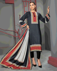 Ittehad IF JN 1608B Linen Series 3 Piece 2020