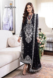Asim Jofa Black, Paper Cotton Jhilmil Collection