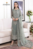 Asim Jofa Chiffon, Glacial Green, organza Jhilmil Collection