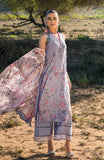 Alzohaib MLL-24-11 Blossom Ash Mahiymaan Luxury Lawn 2024