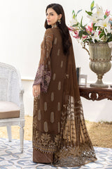 Flossie Walnut Shafaq Chiffon Collection