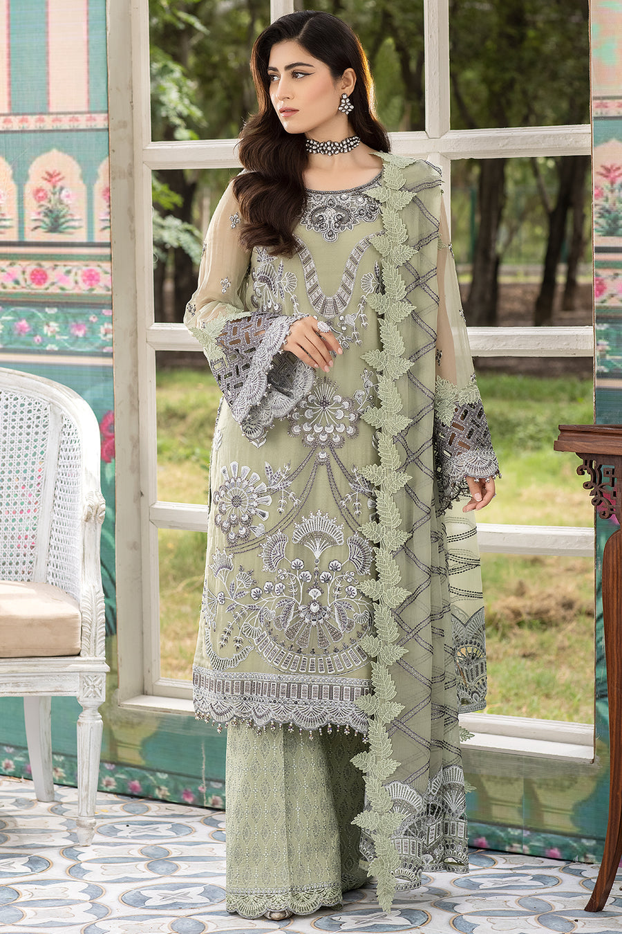 Flossie Meadow Shafaq Chiffon Collection