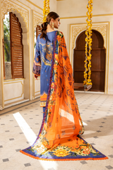 Jahanara J17-03 Pansy Festive Lawn 2022