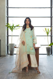 Dhanak SS4DA-1880 Sky Blue Spring Summer Pret Collection 2024
