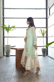 Dhanak SS4DA-1880 Sky Blue Spring Summer Pret Collection 2024