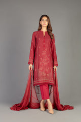 Bareeze Bahar 2 Bnl1217 Red Dress