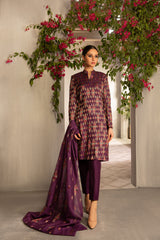 Bareeze Bahar Bnl1044 Purple Dress