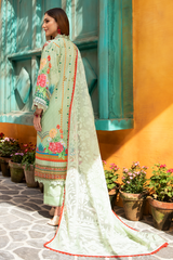 Jahanara J16-06 Pale Green Summer Lawn Vol VI 2022