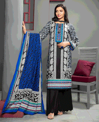 Ittehad IF JN 1617A Linen Series 3 Piece 2020