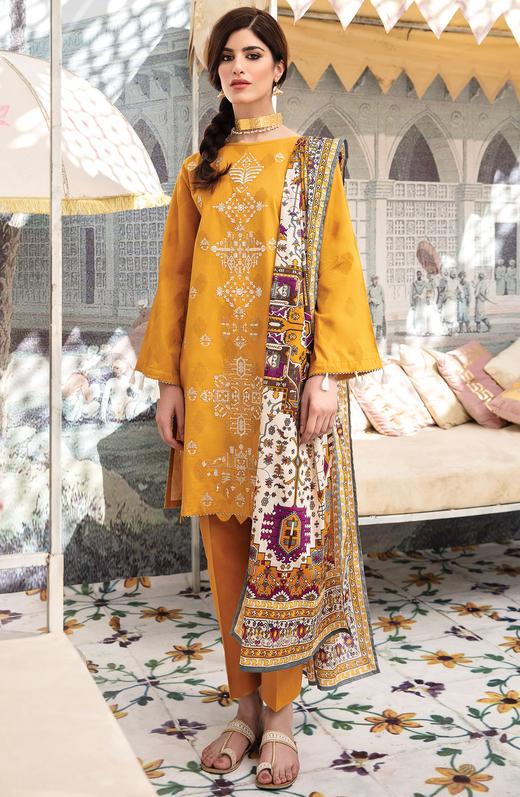 Orient OTL-21-051-U-MUSTARD Eid Collection 2021