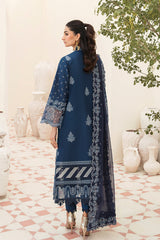 Afrozeh Azure Chikankari Lawn