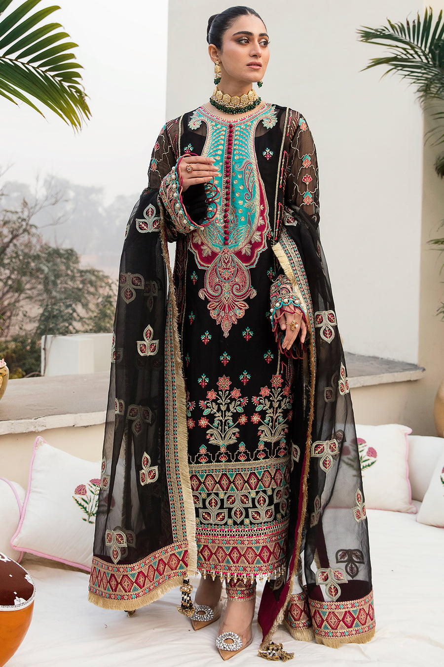 Afrozeh Kaloni Mehar Bano Luxury Chiffon Collection