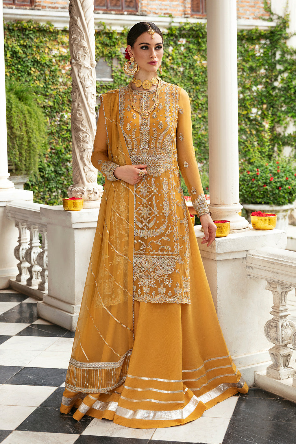 Afrozeh Marigold Panache By Ayzel