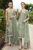 Ramsha Pastel Green Z-808 Andaaz Embroidered Lawn Collection 2024