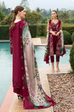 Ramsha Crimson Glow Z-802 Andaaz Embroidered Lawn Collection 2024