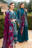 Ramsha Sea Blue Z-805 Andaaz Embroidered Lawn Collection 2024