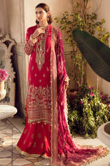 Afrozeh Zinnia La Fuchsia Wedding Edition 2022