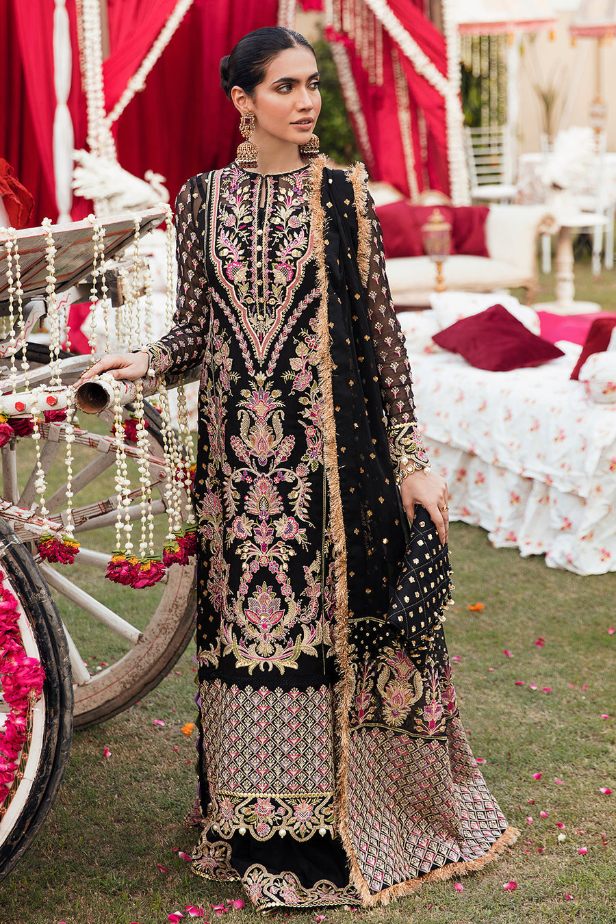 Afrozeh Mehrzad Shehnai Chiffon Collection 2022 Sara Clothes Afrozeh Mehrzad Shehnai Chiffon Collection 2022 Sara Clothes