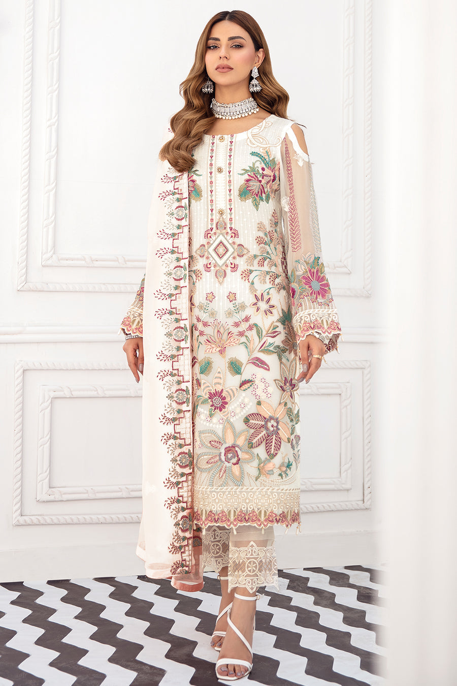 Ramsha D-811 Rangoon Chiffon Vol 8 2022