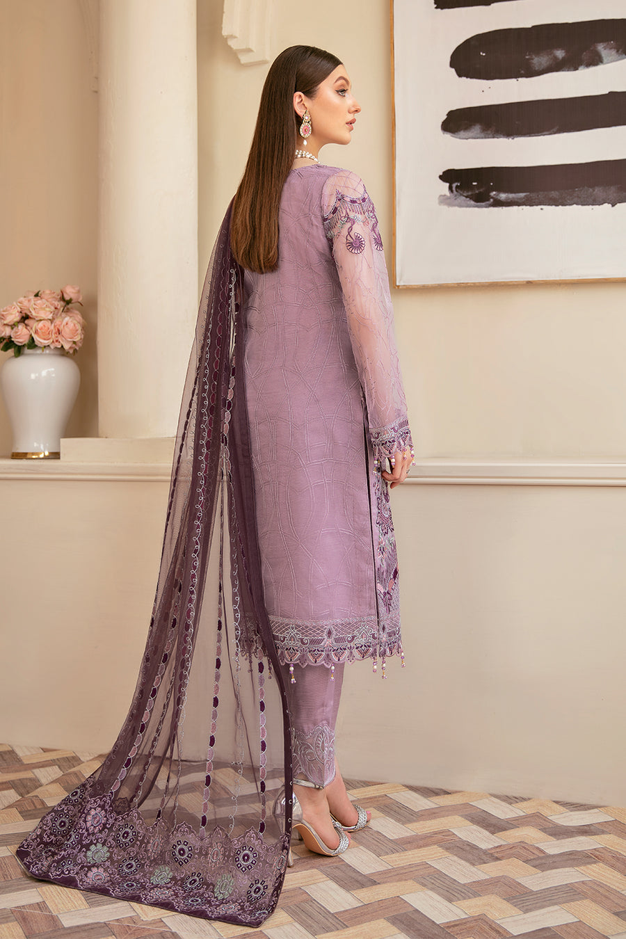 Ramsha M-607 Minhal Chiffon Collection Vol 6