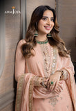 Asim Jofa Chiffon, Peach Jhilmil Collection