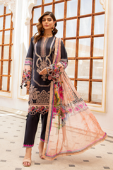 Jahanara J17-01 Rose Festive Lawn 2022