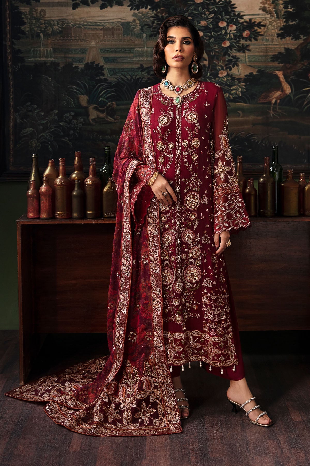 Elanora Embroidered Formals' 24 by Nureh | NEL-47