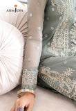 Asim Jofa Chiffon, Glacial Green, organza Jhilmil Collection