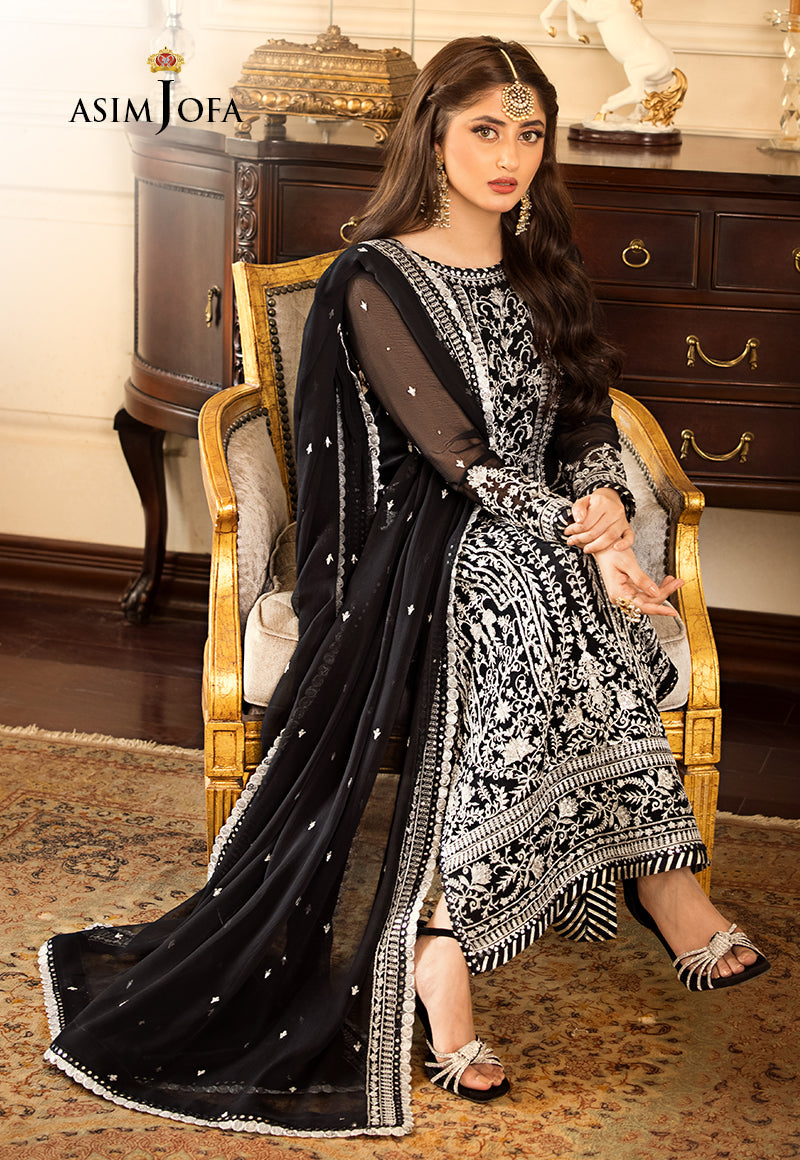 Asim jofa black outlet dress