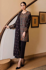 Bareeze Noor Gul Ch3303 Black Dress