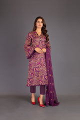 Bareeze Mela Range Bnl1031 Purple Dress