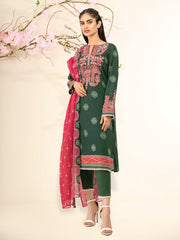 Edenrobe EWU21V2-20851 Green Nayab Eid Collection 2022