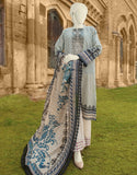 Junaid Jamshed JLAWN S-21-023 SAPPHIRE Spring Summer 2021