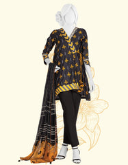 Junaid Jamshed JLAWN S JDS-21-1019 ZUMURD Spring Summer 2021