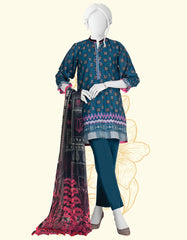 Junaid Jamshed JLAWN S JDS-21-1021 SQUARES Spring Summer 2021