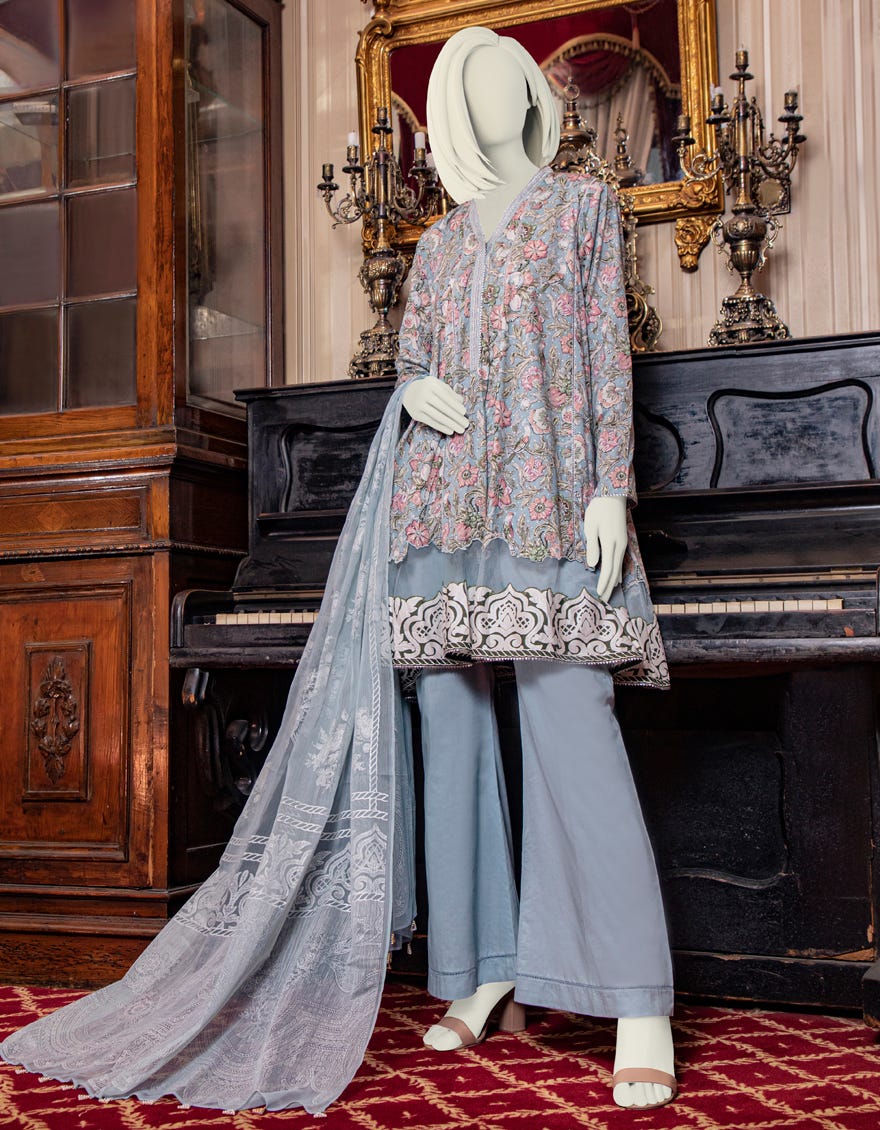 Junaid Jamshed JLAWN-S-21-200 Rozhan Eid Collection 2021