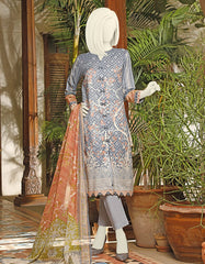 Junaid Jamshed JLAWN S-21-726 GULKARI Spring Summer 2021