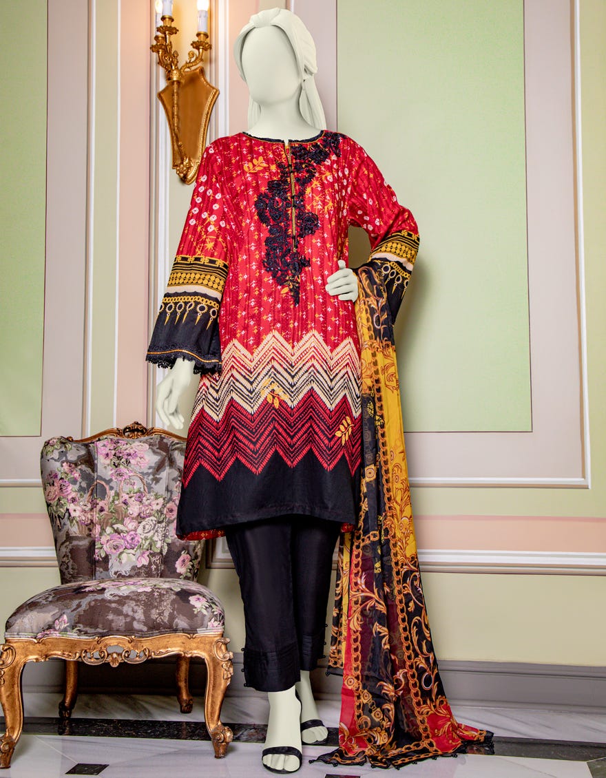 Junaid Jamshed JLAWN-S-21-730 Reddish Eid Collection 2021 Sara Clothes Junaid Jamshed JLAWN-S-21-730 Reddish Eid Collection 2021 Sara Clothes