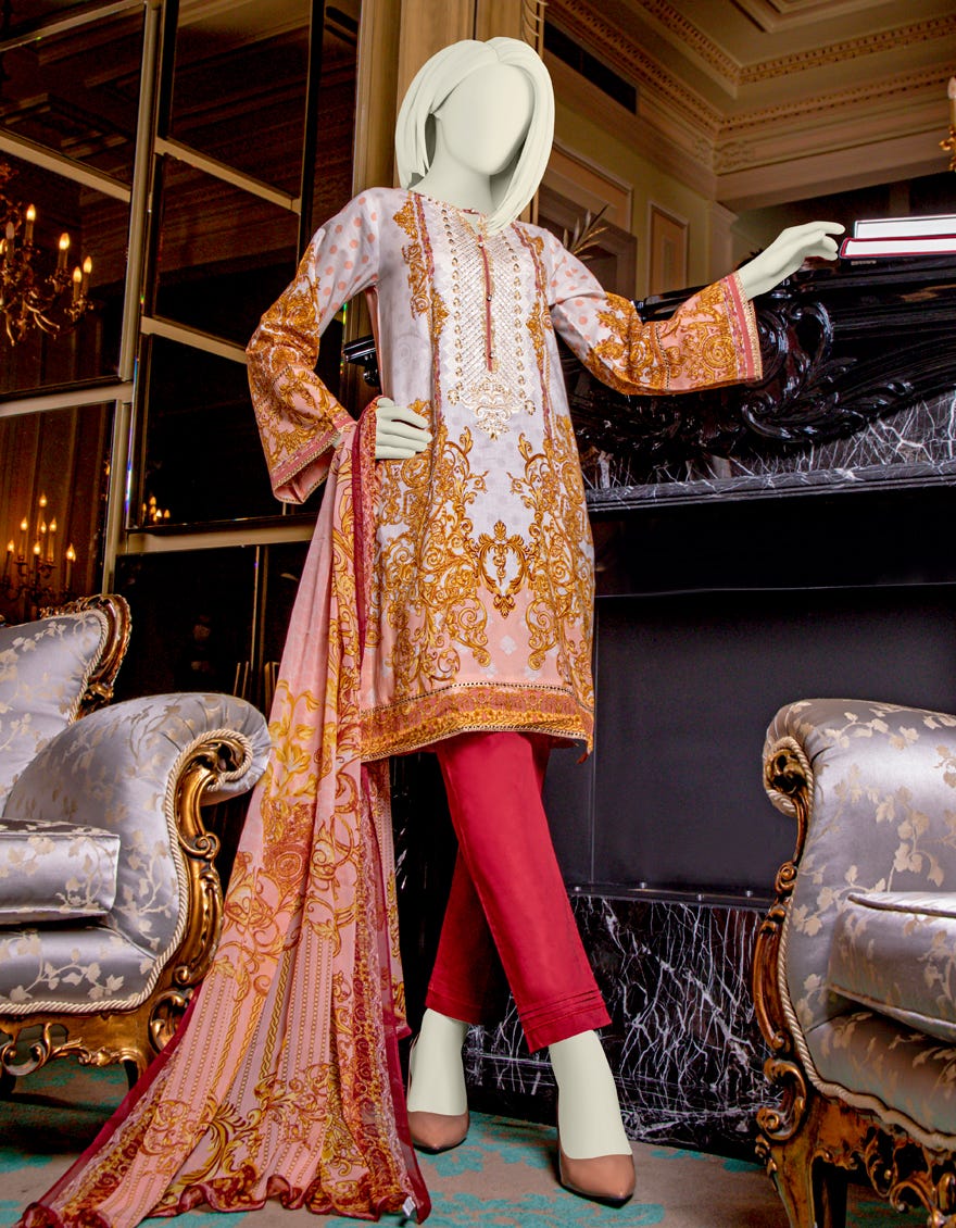 Junaid Jamshed JLAWN-S-21-731 Adorn Eid Collection 2021
