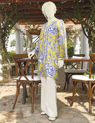 Junaid Jamshed JLAWN S JSU-21-903 EBRU Spring Summer 2021