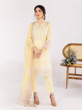 Edenrobe EWU21V5-21137 Light Yellow Soul Collection 2021