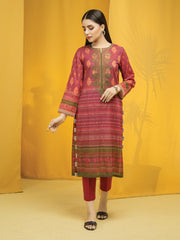 Edenrobe EWU22V1 23541 Rust  Khayal Summer Lawn 2022