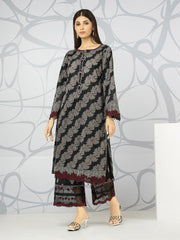 Edenrobe EWU22V1-23568 Black Nayab Eid Collection 2022