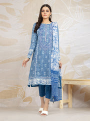 Edenrobe EWU22V1 23573 Blue Khayal Summer Lawn 2022