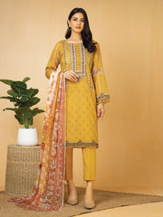 Edenrobe EWU22V1-23575 Golden Nayab Eid Collection 2022