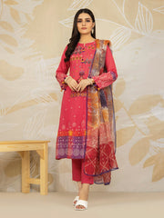 Edenrobe EWU22V1-23580 Pink Nayab Eid Collection 2022